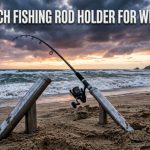 A sportfishing boat trolling offshore at sunrise with the title Trolling Setup Guide for Offshore Fishing.