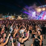 Crowd at III Points Festival 2026 at Mana Wynwood Miami at night